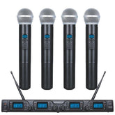 Système de microphone portable sans fil Zzip UHF 4 canaux